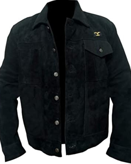 Yellowstone Rip Wheeler Cole Hauser Suede Leather Jacket Yellowstone Rip Wheeler Cole Hauser Suede Leather Jacket