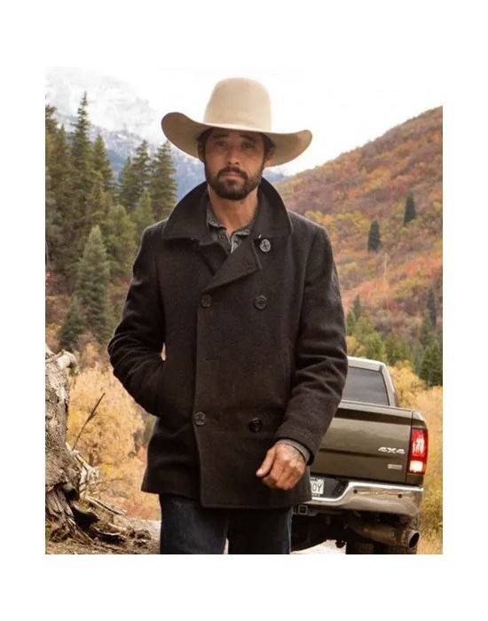 Yellowstone Ryan Bingham Wool Peacoat