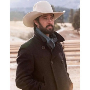 Yellowstone Ryan Bingham Wool Peacoat