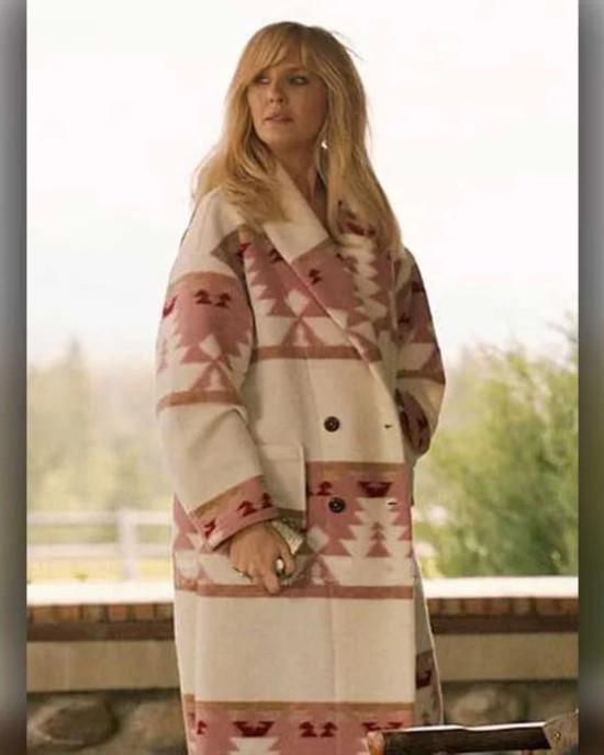 Yellowstone S05 Beth Dutton Pink Coat