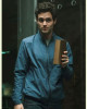 You Joe Goldberg Blue Cotton Jacket You Joe Goldberg Blue Cotton Jacket