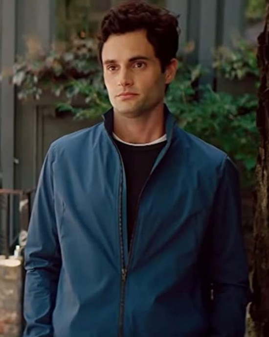 You Joe Goldberg Blue Cotton Jacket You Joe Goldberg Blue Cotton Jacket