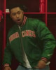 Young Rock Rocky Johnson Varsity Jacket Young Rock Rocky Johnson Varsity Jacket