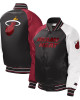 Youth Miami Heat Black Satin Jacket Youth Miami Heat Black Satin Jacket