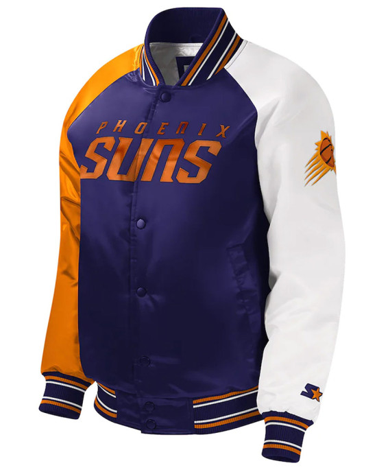 Youth Raglan Phoenix Suns Purple Jacket Youth Raglan Phoenix Suns Purple Jacket