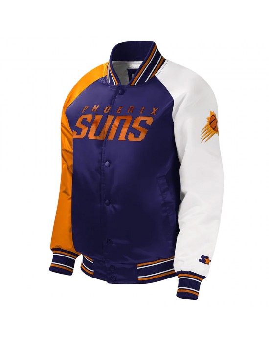 Youth Raglan Phoenix Suns Purple Jacket