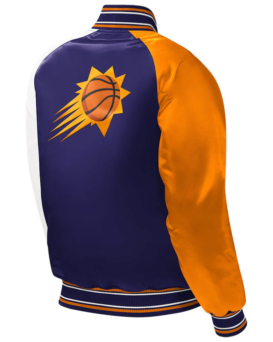 Youth Raglan Phoenix Suns Purple Jacket Youth Raglan Phoenix Suns Purple Jacket
