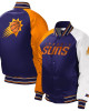 Youth Raglan Phoenix Suns Purple Jacket Youth Raglan Phoenix Suns Purple Jacket