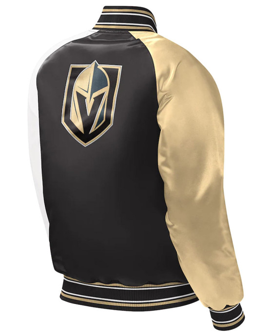 Youth Vegas Golden Knights Varsity Satin Jacket Youth Vegas Golden Knights Varsity Satin Jacket