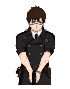 Yukio Okumura Blue Exorcist Wool Black Coat