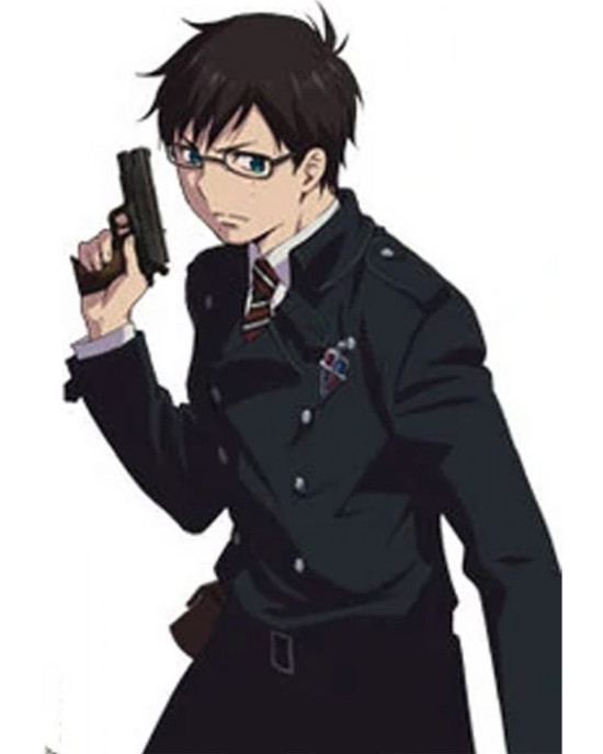 Yukio Okumura Blue Exorcist Wool Black Coat Yukio Okumura Blue Exorcist Wool Black Coat