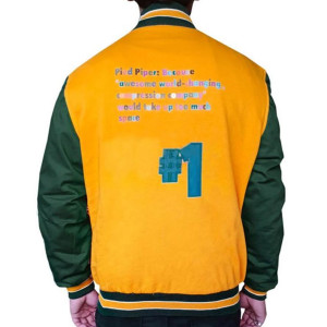 Zach Woods Silicon Valley Donald Dunn Varsity Jacket