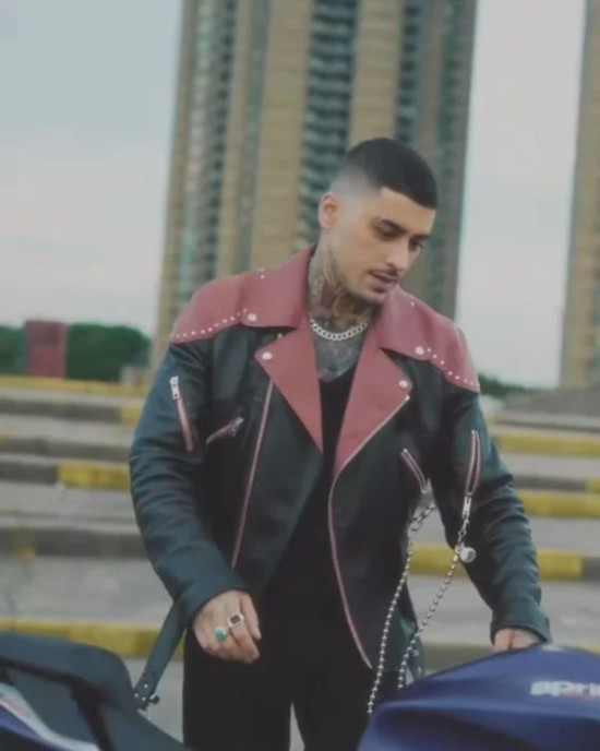 Zayn Malik Love Like This Leather Bikers Jacket Zayn Malik Love Like This Leather Bikers Jacket