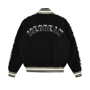 Zebra BBC Varsity Black Wool Jacket