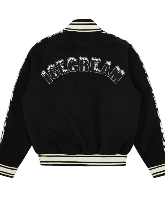 Zebra BBC Varsity Black Wool Jacket Zebra BBC Varsity Black Wool Jacket