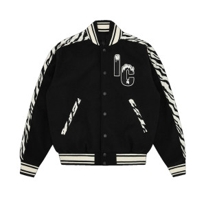 Zebra BBC Varsity Black Wool Jacket