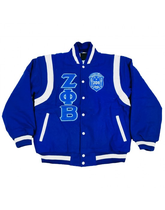 Zeta Varsity Wool Jacket