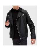A Beautiful Life Christopher Black Leather Jacket