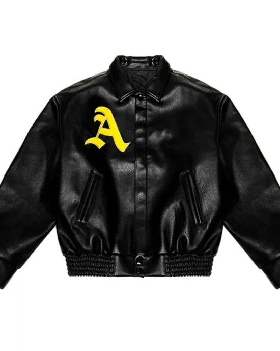 A Few Good Kids Letterman Black Leather Jacket