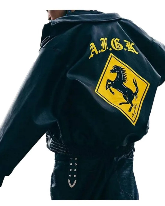 A Few Good Kids Letterman Black Leather Jacket A Few Good Kids Letterman Black Leather Jacket