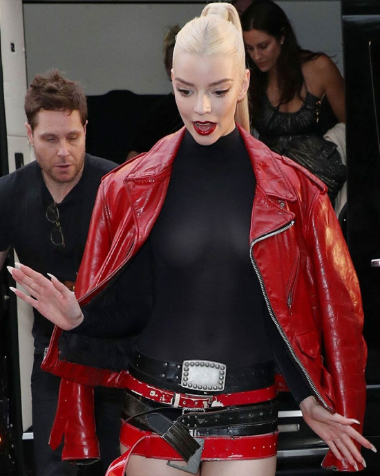 A Mad Max Saga Furiosa Red Leather Jacket A Mad Max Saga Furiosa Red Leather Jacket