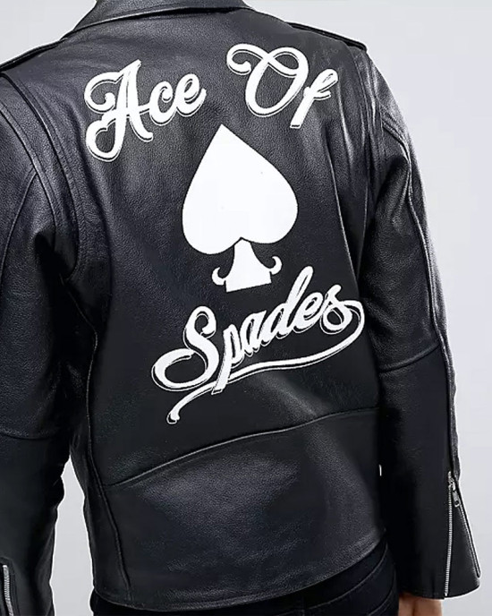 Ace of Spades Black Leather Jacket Ace of Spades Black Leather Jacket