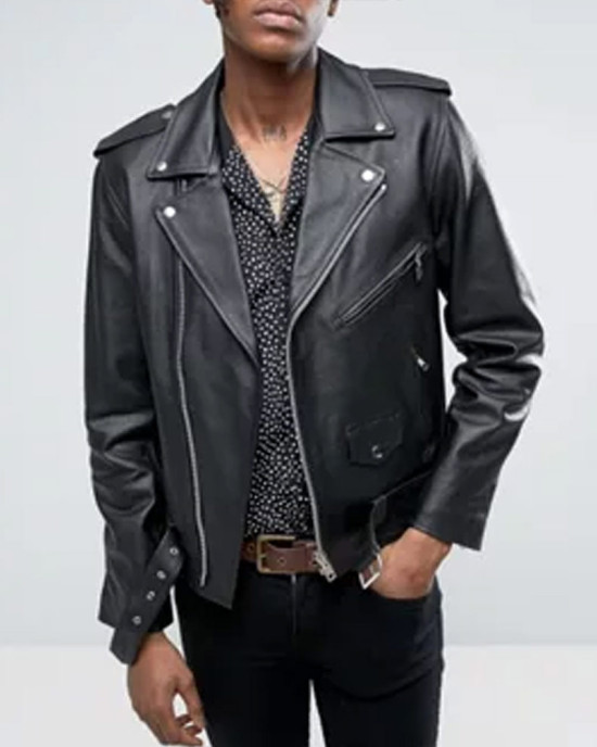 Ace of Spades Black Leather Jacket Ace of Spades Black Leather Jacket
