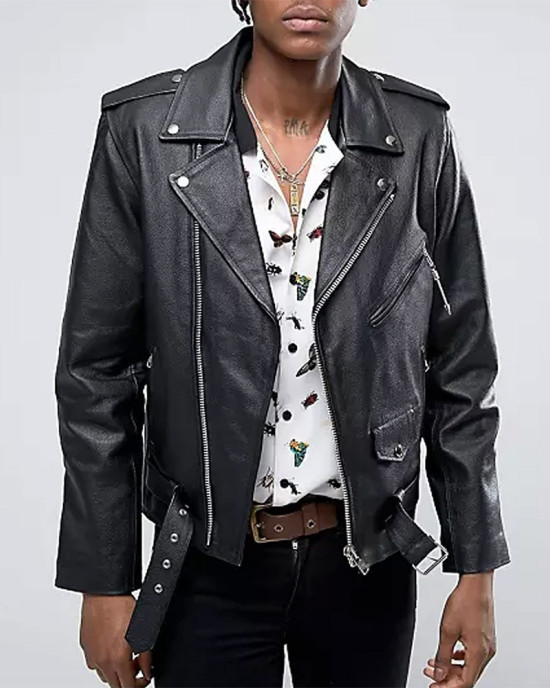 Ace of Spades Black Leather Jacket Ace of Spades Black Leather Jacket