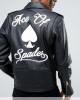 Ace of Spades Black Leather Jacket Ace of Spades Black Leather Jacket