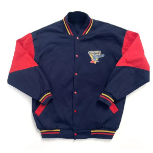 Adelaide Crows Blue and Red Varsity Wool Jacket