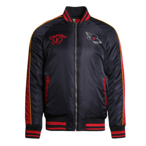 Adelaide Crows Collegiate Navy Bomber Full-Zip Jacket