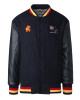 Adelaide Crows Heritage Black Varsity Jacket