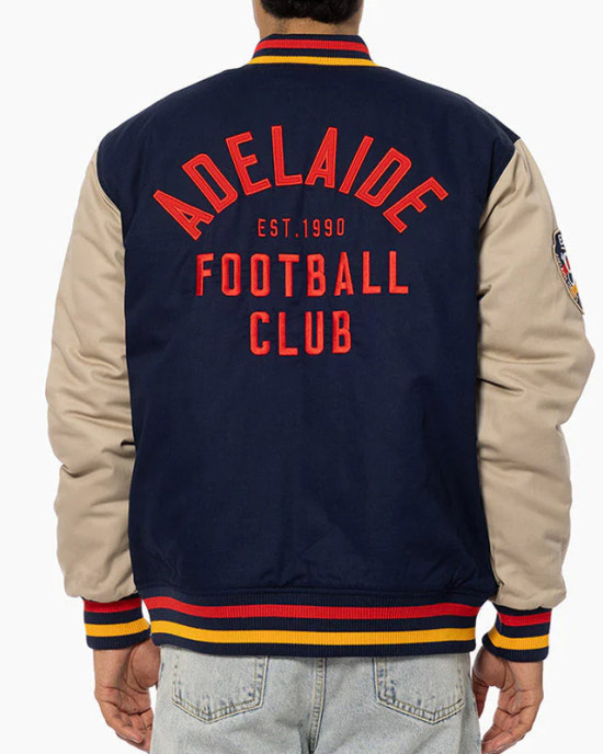 Adelaide Crows Lock Up Varsity Cotton Jacket