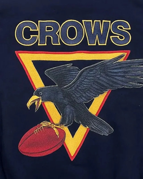 Adelaide Crows Navy and Red Varsity Wool Jacket