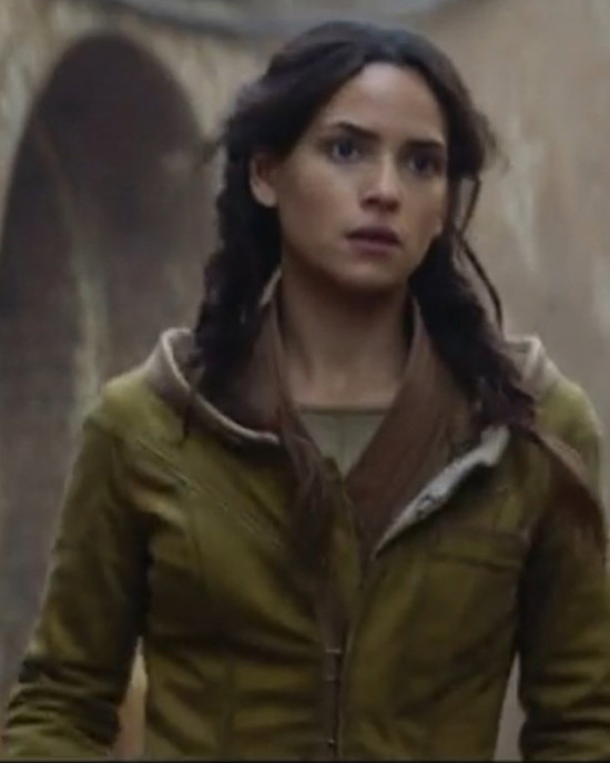 Adria Arjona Andor S02 Bix Caleen Cotton Brown Jacket
