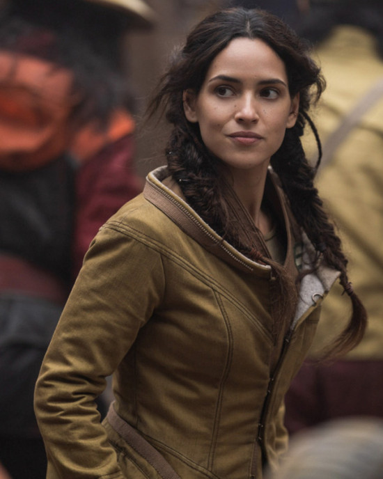 Adria Arjona Andor S02 Bix Caleen Cotton Brown Jacket