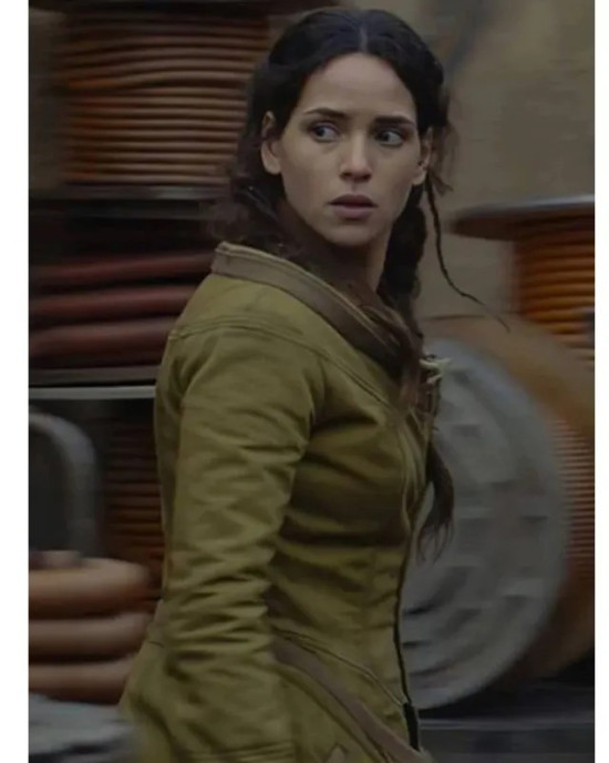 Adria Arjona Andor S02 Bix Caleen Cotton Brown Jacket