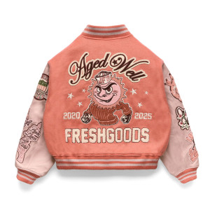Aged Well Freshgoods Peach Orange Varsity 