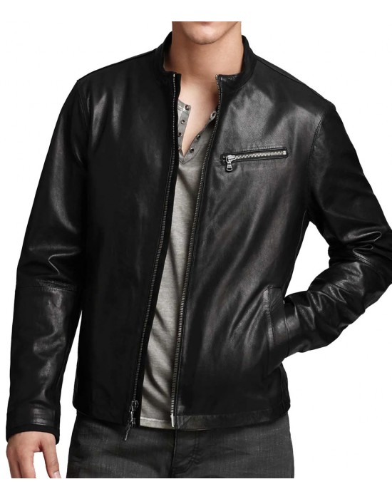 Agents of Shield Brett Dalton Black Leather Jacket