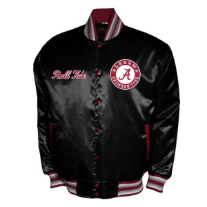 Alabama Crimson Tide Club Satin Jacket