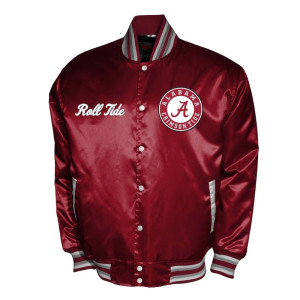 Alabama Crimson Tide Club Satin Jacket
