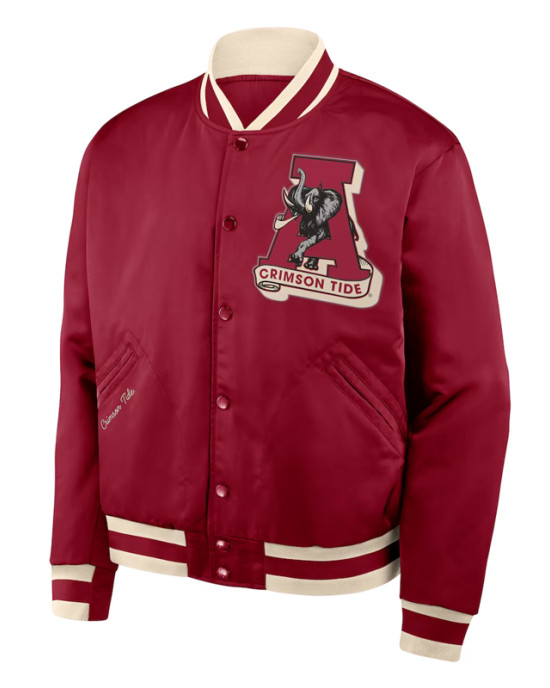 Alabama Crimson Tide Legacy Crimson Bomber Jacket
