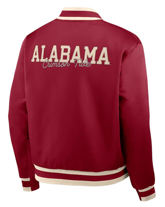 Alabama Crimson Tide Legacy Crimson Bomber Jacket