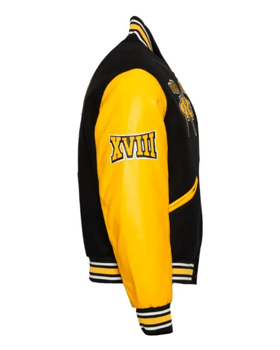 Alabama State University Black and Gold Varsity Jacket Alabama State University Black and Gold Varsity Jacket