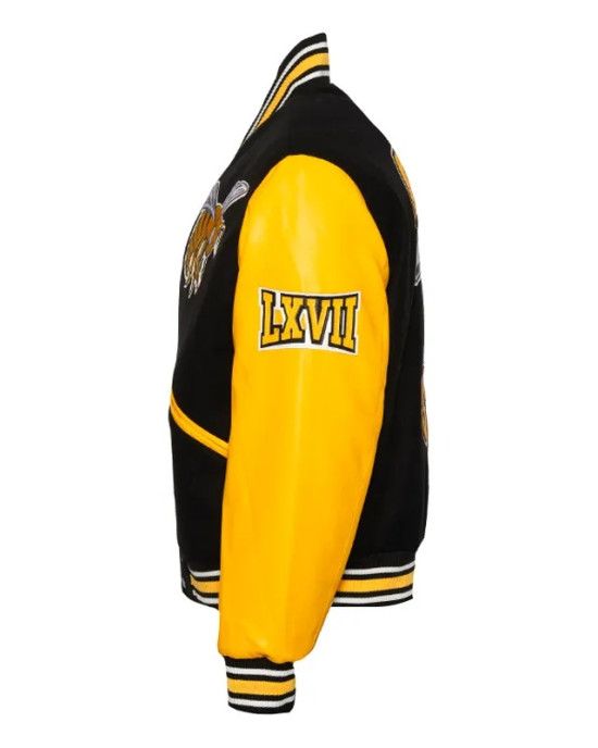 Alabama State University Black and Gold Varsity Jacket Alabama State University Black and Gold Varsity Jacket