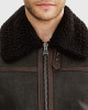 Alberto Men’s Brown G-1 Bomber Leather Jacket Alberto Men’s Brown G-1 Bomber Leather Jacket