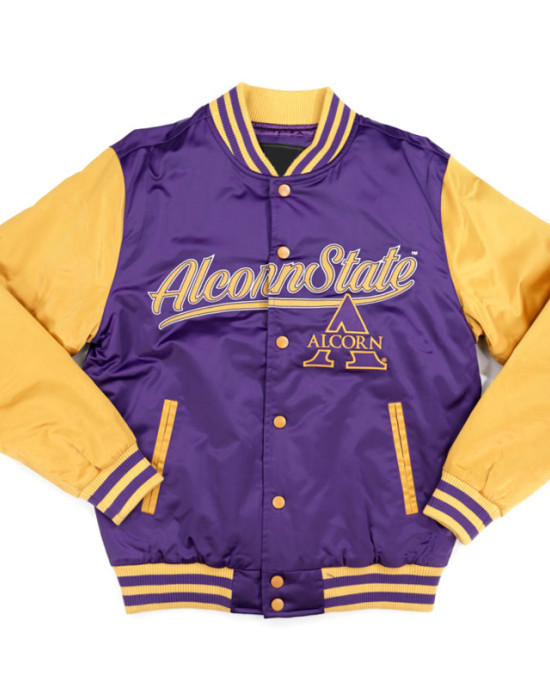 Alcorn State Braves Purple and Gold Jacket Alcorn State Braves Purple and Gold Jacket