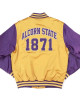 Alcorn State Gold and Purple Baseball Jacket Alcorn State Gold and Purple Baseball Jacket