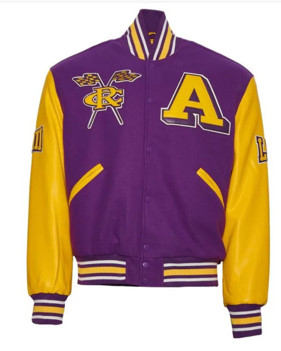 Alcorn State University Purple and Gold Varsity Jacket