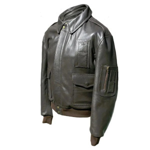 Alien Ellen Ripley A2 Brown Leather Bomber Jacket
